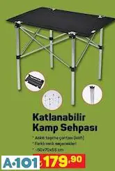 KATLANABİLİR KAMP SEHPASI